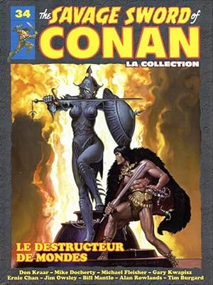 Imagen del vendedor de The Savage Sword Of Conan 34 Le destructeur des mondes a la venta por LIBRAIRIE ICITTE (LONGUEUIL)