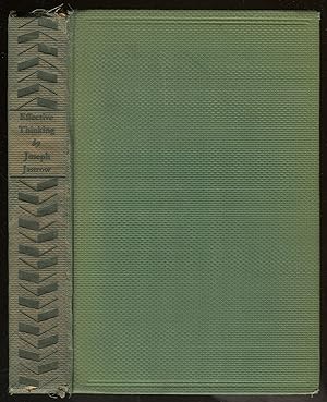 Bild des Verkufers fr Effective Thinking zum Verkauf von Between the Covers-Rare Books, Inc. ABAA