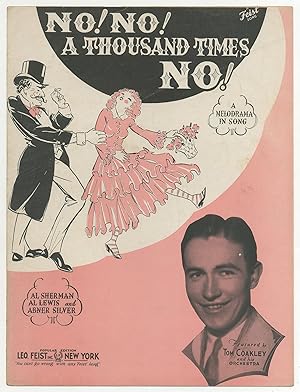 Bild des Verkufers fr [Sheet music]: No! No! A Thousand Times No!! A Melodrama in Song zum Verkauf von Between the Covers-Rare Books, Inc. ABAA