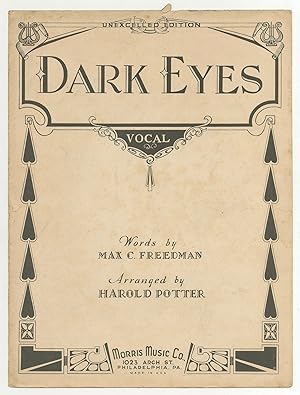 Bild des Verkufers fr [Sheet music]: Dark Eyes zum Verkauf von Between the Covers-Rare Books, Inc. ABAA
