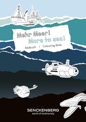 Mehr Meer! More to sea!: Malbuch / Colouring Book