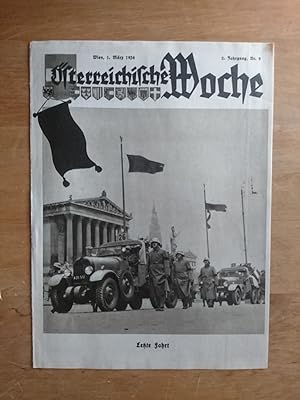 Österreichische Woche - 2. Jahrgang Nr. 9 - Wien, 1. März 1934 : Letzte Fahrt