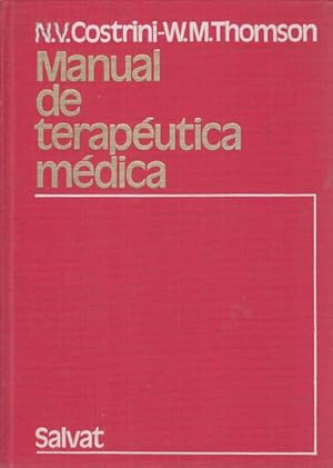 Seller image for MANUAL DE TERAPUTICA MDICA for sale by Librera Vobiscum