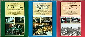 Seller image for Baseboard Basics and Making Tracks: Creating the Scenic Landscape: Locomotive and Rolling-stock Construction, 3 books lot for sale by Between The Boards