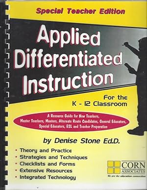 Imagen del vendedor de Applied Differentiated Instruction for the K-12 Classroom. a la venta por Brentwood Books