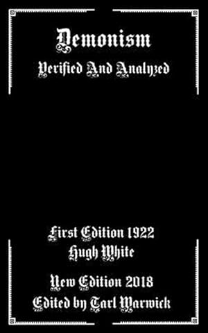 Seller image for Demonism: Verified and Analyzed for sale by GreatBookPrices