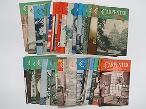 THE CARPENTER MAGAZINE (37 ISSUES FROM 1954 TO 1960) Official Publication of the United Brotherho...