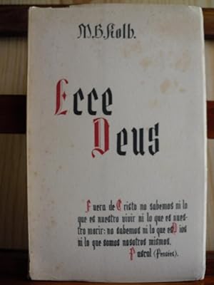 Imagen del vendedor de ECCE DEUS Comentarios a las siete palabras de Cristo en la cruz. a la venta por LIBRERA ROBESPIERRE