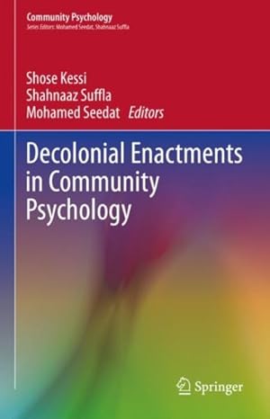 Seller image for Engagement and Enactments in Community Psychology : Decoloniality in the Global South for sale by GreatBookPrices