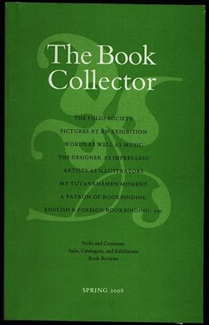The Book Collector. Volume 57 No.1. Spring 2008.