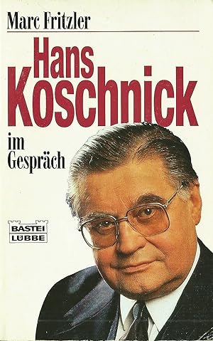 Bild des Verkufers fr Hans Koschnick im Gesprch zum Verkauf von Bcherhandel-im-Netz/Versandantiquariat