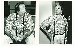 Seller image for Russell Means (2 B/W photographs) for sale by Eureka Books