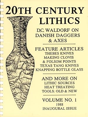 20th Century Lithics (Vol. No.1, 1988-Inaugural Issue)