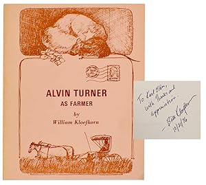 Bild des Verkufers fr Alvin Turner As Farmer (Signed First Edition) zum Verkauf von Jeff Hirsch Books, ABAA