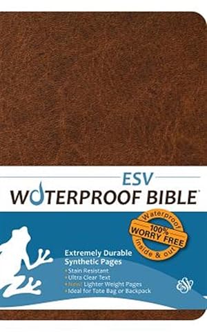 Imagen del vendedor de Waterproof Bible-Esv-Brown a la venta por GreatBookPrices
