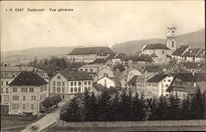 Ansichtskarte / Postkarte Delsberg Delémont Kanton Jura, Vue generale