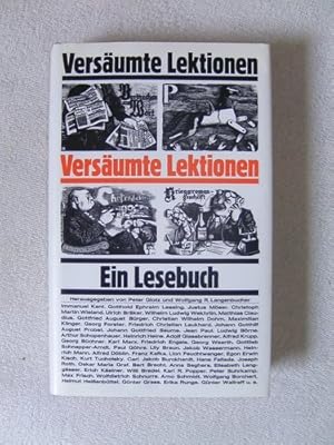 Imagen del vendedor de Versumte Lektionen. Ein Lesebuch a la venta por Gabis Bcherlager