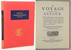 Image du vendeur pour A VOYAGE INTO THE LEVANT. mis en vente par Francis Edwards ABA ILAB