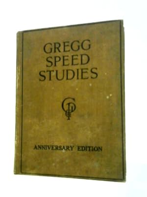 Image du vendeur pour Gregg Speed Studies mis en vente par World of Rare Books