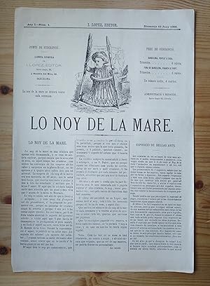 Facsímil Revista Lo noy de la mare Núm. 1 (Facsímils de revistes d'humor catalanes, núm. 7 / juli...