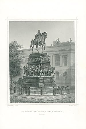 Denkmal Friedrich des Grossen. Berlin.