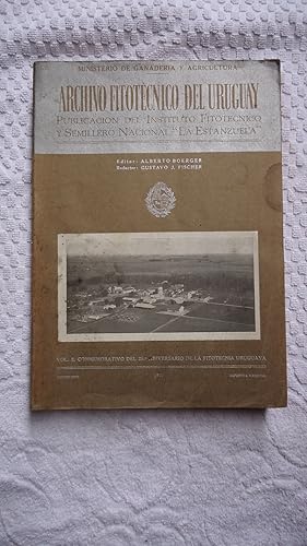 Imagen del vendedor de ARCHIVO FITOTCNICO DEL URUGUAY - VOLMEN 2 CONMEMORATIVO DEL 25 ANIVERSARIO DE LA FITOTCNIA URUGUAYA a la venta por Ernesto Julin Friedenthal