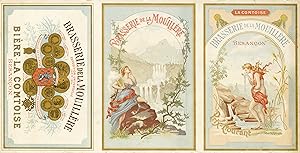 "BRASSERIE de la MOUILLÈRE" Exposition Universelle Paris 1889 / Chromo-litho originale (1889)