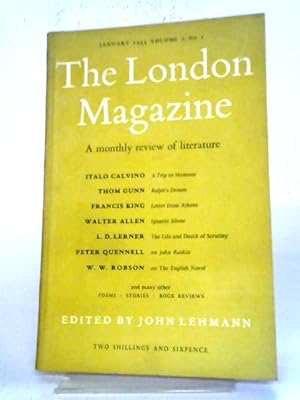 Imagen del vendedor de London Magazine Volume 2 No. 1 January 1955 a la venta por World of Rare Books