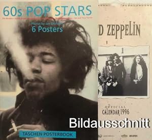 Led Zeppelin Official Calendar 1996 / 60s Pop Stars. 5 Posters von 6