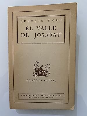 Seller image for El Valle de Josafat for sale by Nk Libros