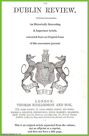 Imagen del vendedor de Professor Mivart on the Rights of Conscience. A summary and review of his book, Contemporary Evolution. A rare article from the Dublin Review, 1876. a la venta por Cosmo Books