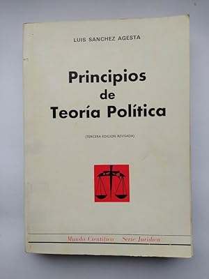 Seller image for PRINCIPIOS DE TEORIA POLITICA. for sale by TraperaDeKlaus