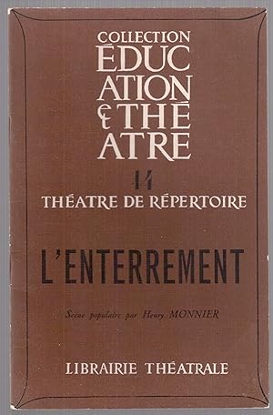 Seller image for L'enterrement for sale by LibrairieLaLettre2
