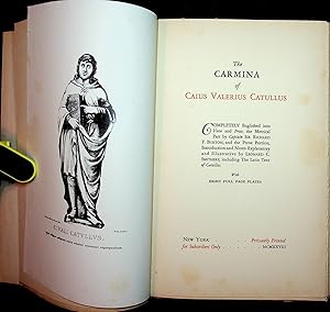 Bild des Verkufers fr The Carmina of Caius Valerius Catullus zum Verkauf von Stanley Louis Remarkable Books