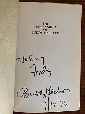 Seller image for The Naked Mind of Buddy Hackett (Inscribed First Edition) for sale by M.S.  Books