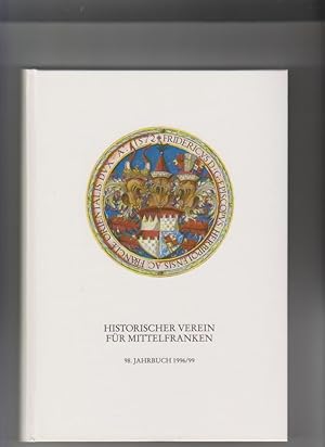 Image du vendeur pour Historischer Verein fr Mittelfranken: Jahrbuch des Historischen Vereins fr Mittelfranken Band 98. 1996/ 99 mis en vente par Elops e.V. Offene Hnde