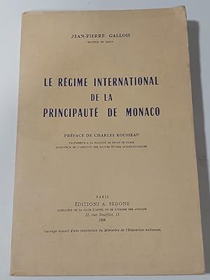 Le regime international principaute de monaco
