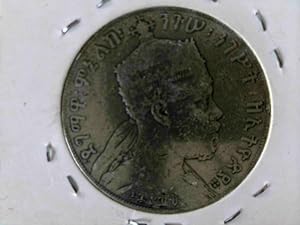 Münze/ Medaille: Äthiopien 1 Birr 1897 A Münze, Menelik II 2