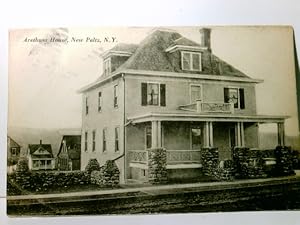Arethusa House, New Paltz. NY. Alte Ansichtskarte / Postkarte s/w. gel. ca 1918 ?. Gebäudeansicht...
