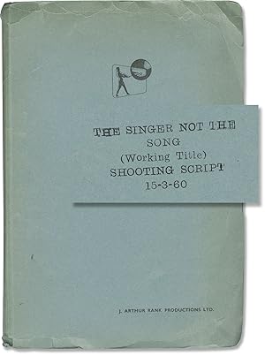 Bild des Verkufers fr The Singer Not the Song (Original screenplay from the 1961 film) zum Verkauf von Royal Books, Inc., ABAA