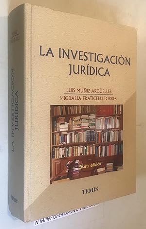 Imagen del vendedor de La Investigacion Juridica En El Derecho Puertorrique~no: Fuentes Puertorrique~nas, Norteamericanas y Espa~nolas (Spanish Edition) a la venta por Once Upon A Time