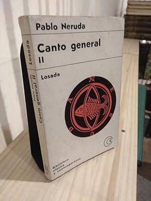 Seller image for Canto general II for sale by Libros Antuano