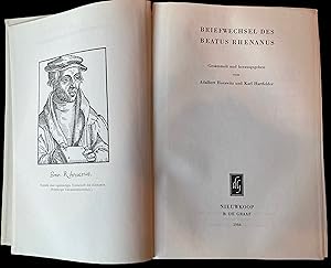 Bild des Verkufers fr Briefwechsel des Beatus Rhenanus. zum Verkauf von Harrison-Hiett Rare Books