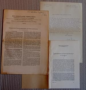 I. 1 Blatt maschinenschr. Brief an Prof. Friedrich Giese, dat. 24.8.56, eigenhändig unterschriebe...