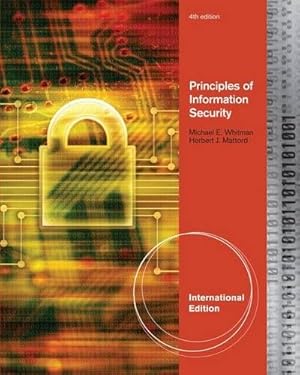 Image du vendeur pour Principles of Information Security, International Edition mis en vente par WeBuyBooks