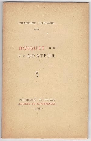 Bossuet orateur.