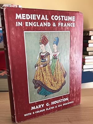 Immagine del venditore per Medieval Costume in England and France, the 13th, 14th, 15th centuries. with 8 color plates and 334 drawings venduto da GoldBookShelf
