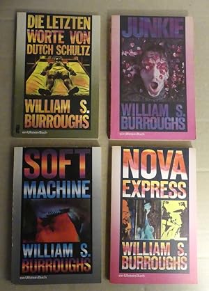 Image du vendeur pour Vier Bnde W.S. Burroughs aus der Ullstein Reihe: Nova Express. Junkie. Soft Machine. Die letzten Worte von Dutch Schultz. - bersetzt u.a. von Peter Behrens. mis en vente par Antiquariat Maralt