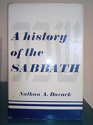 Seller image for A History of the Sabbath for sale by Library of Religious Thought