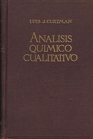 Seller image for ANLISIS QUMICO CUALITATIVO. Basado en las leyes de equilibrio y en la teora de la Ionizacin for sale by Librera Torren de Rueda